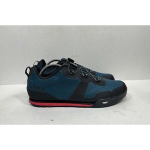 GIRO Tracker Black Mountain Bike Shoes BOA Men's Size 10.5 Blue